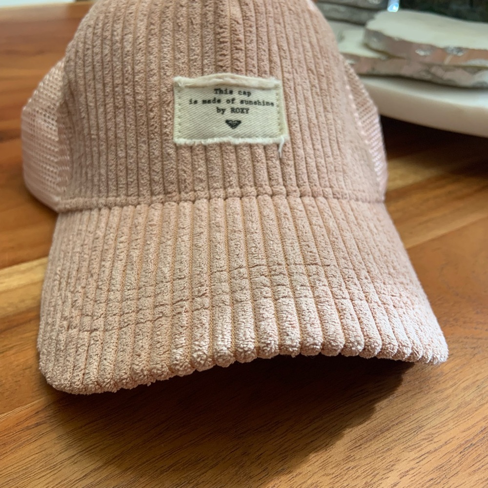 Roxy Blush Corduroy Cap